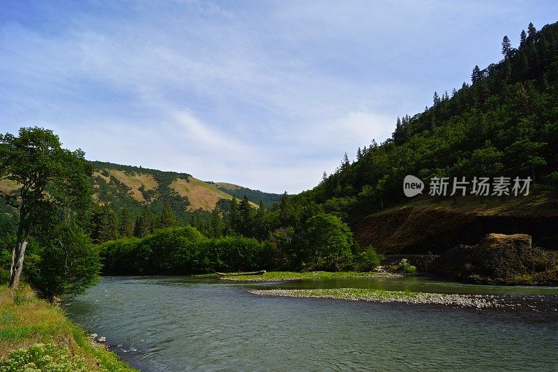 Klickitat河峡谷