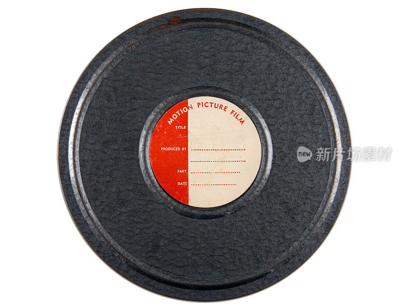 古董16mm胶片罐