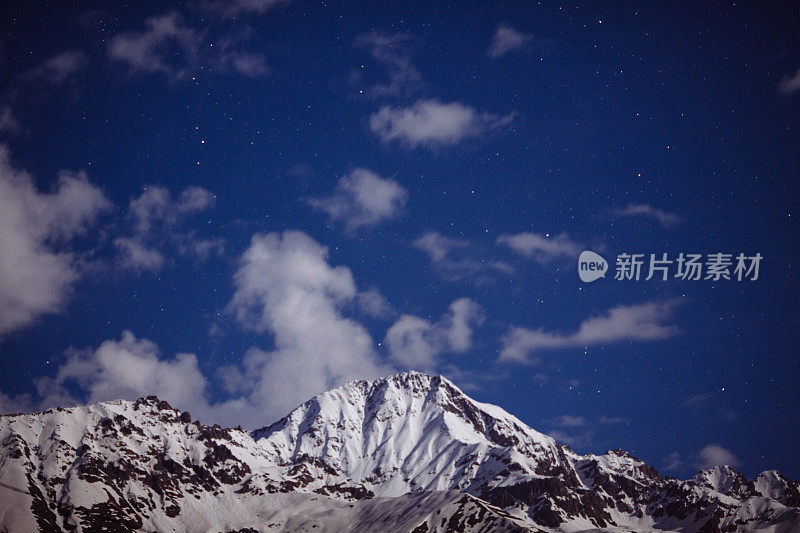 繁星闪烁的夜晚,