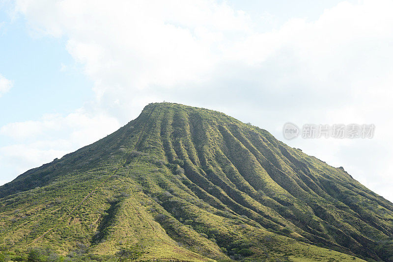 夏威夷瓦胡岛上的火山