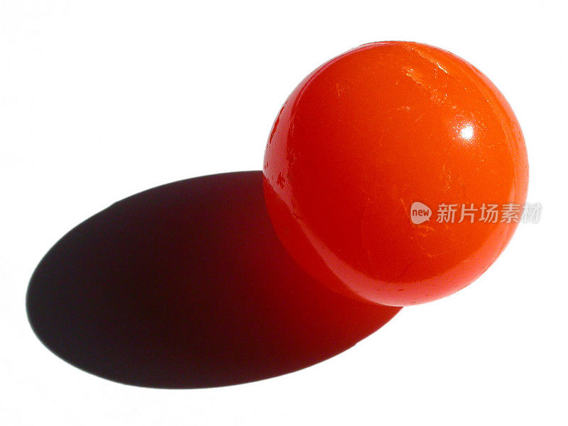 橙色的橡皮球