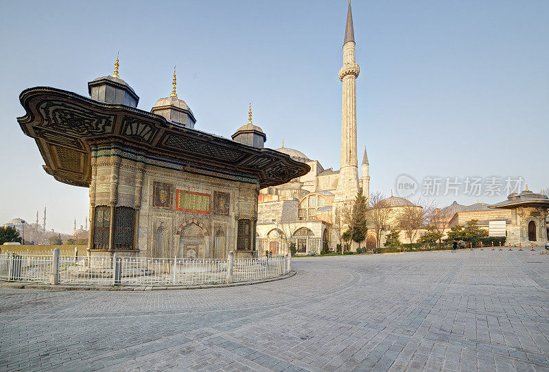 苏丹艾哈迈德三世喷泉。Istanbul-Turkey