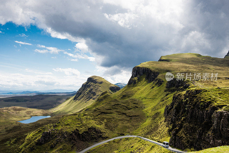 苏格兰风景优美的乡村