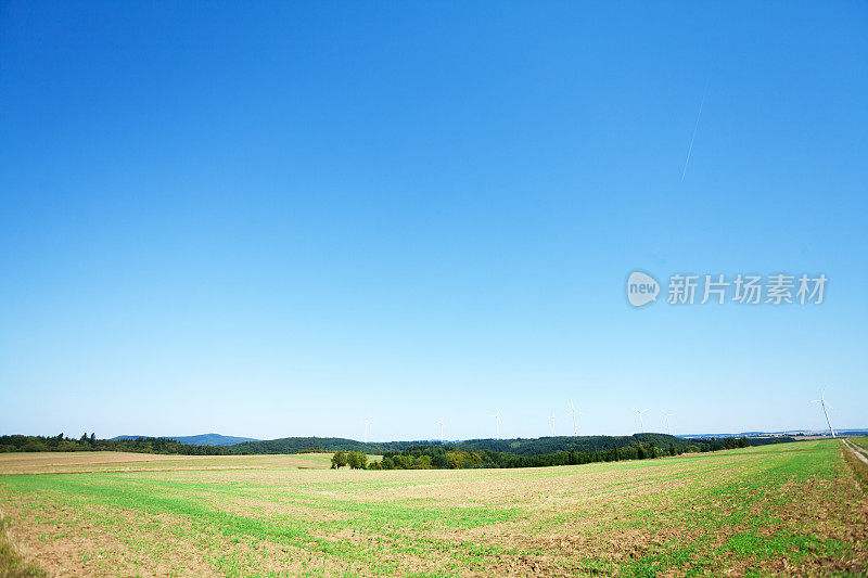 夏季景观Hunsrück