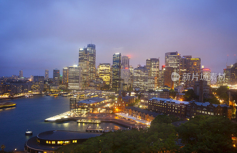 悉尼城市夜景