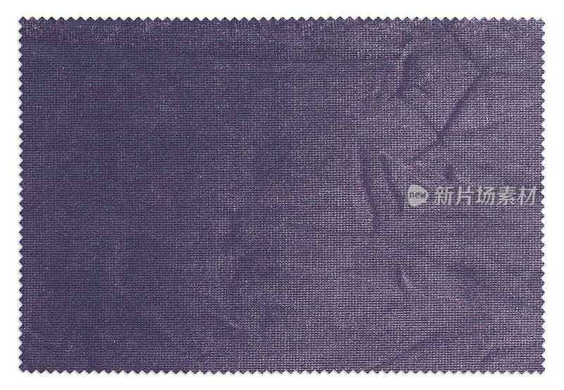 紫色面料样本(裁剪路径)