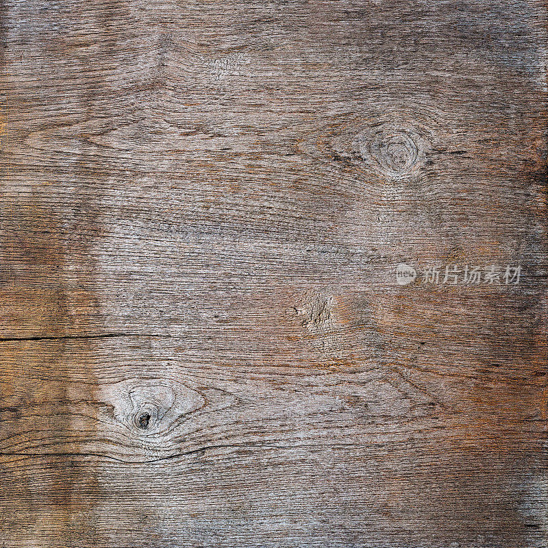 旧风化木板背景。