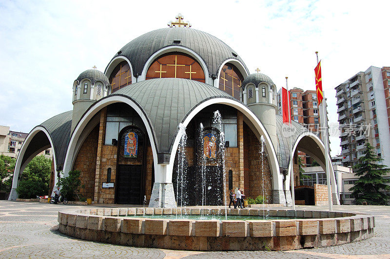 马其顿斯科普里的教堂