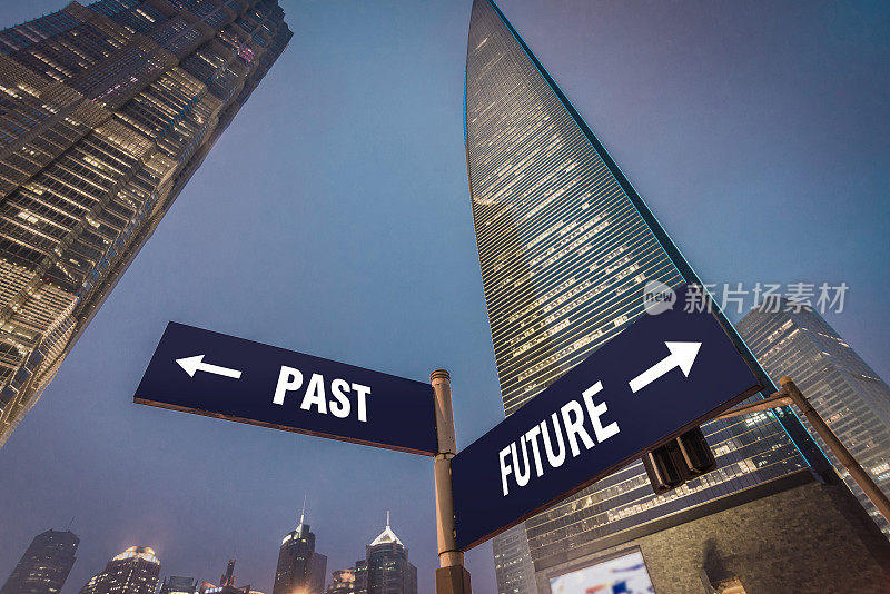 上海陆家嘴金融区未来和过去的街道道路指南