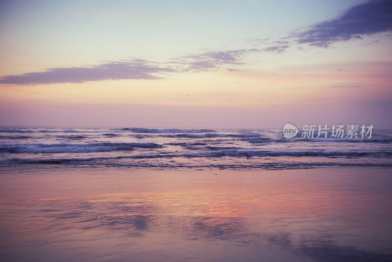 海上日落