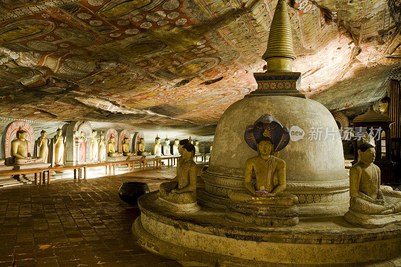 斯里兰卡丹布拉石窟寺