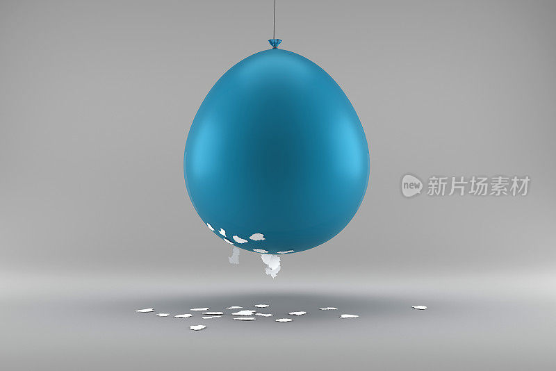 气球、纸片摩擦静电实验。
