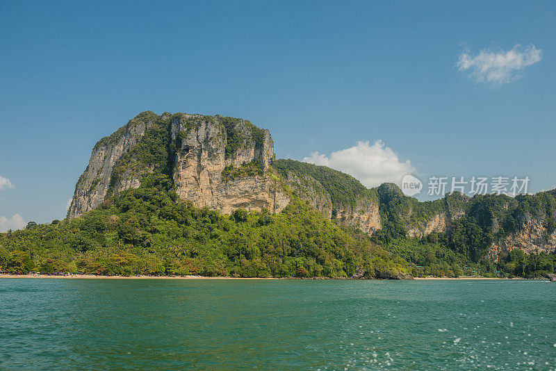 田园诗般的通西甲米泰国喀斯特景观自然背景