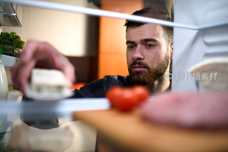 冰箱里的食物