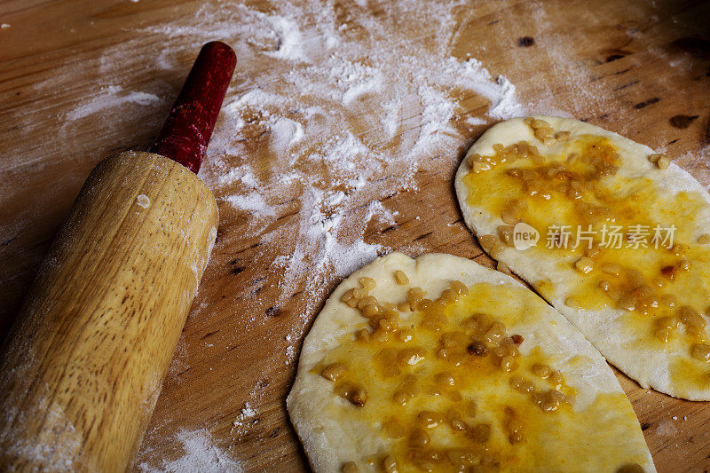 烤饼面包