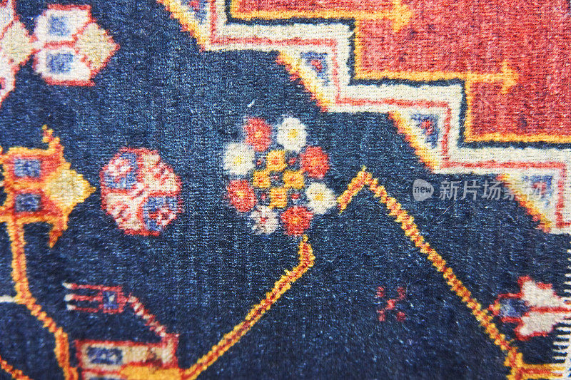 针织羊毛地毯作为背景