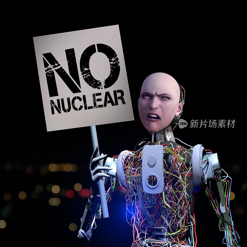 反核抗议机器人