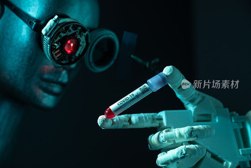 仿人机器人在未来场景中检测Covid-19血液样本