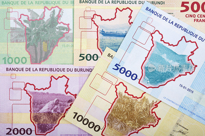 布隆迪货币-法郎背景