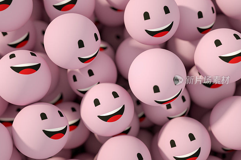 3D表情与快乐的脸
