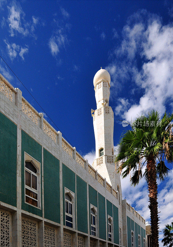 努尔-伊斯拉姆清真寺，圣德尼，留尼旺岛，印度洋