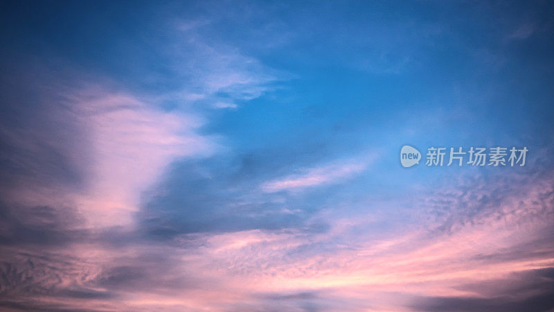 日落的天空背景