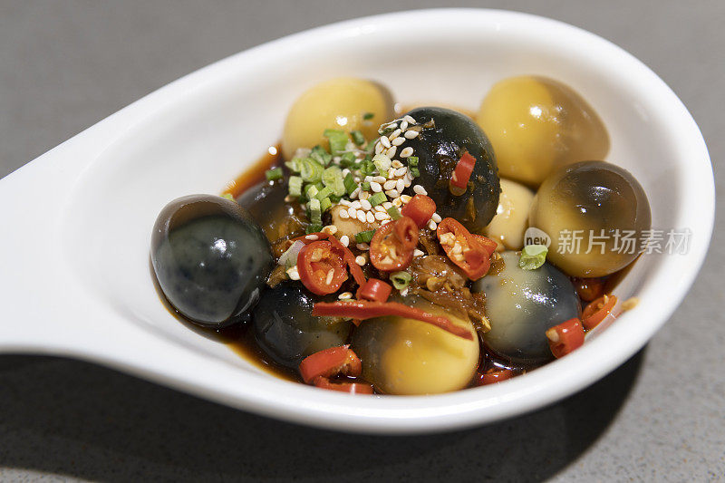 中国传统食品皮蛋或皮丹