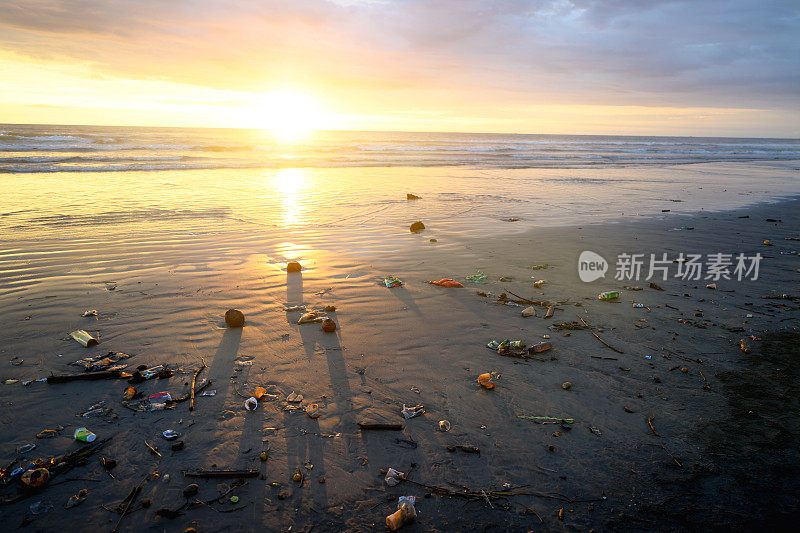 受污染的海滩