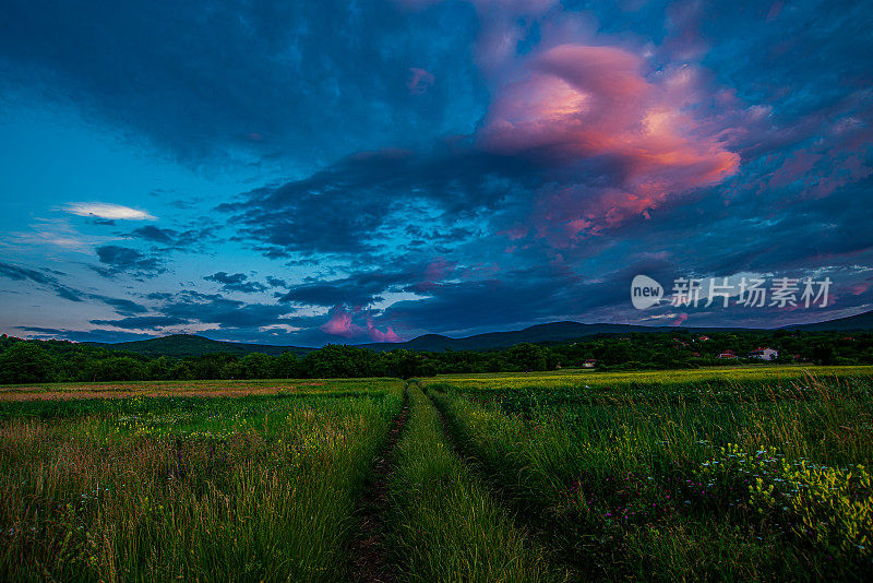 斯塔拉平原或古山，美丽的风景