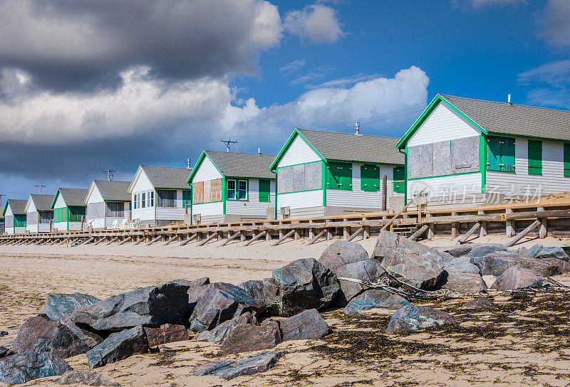 特鲁罗海滩上的Groyne