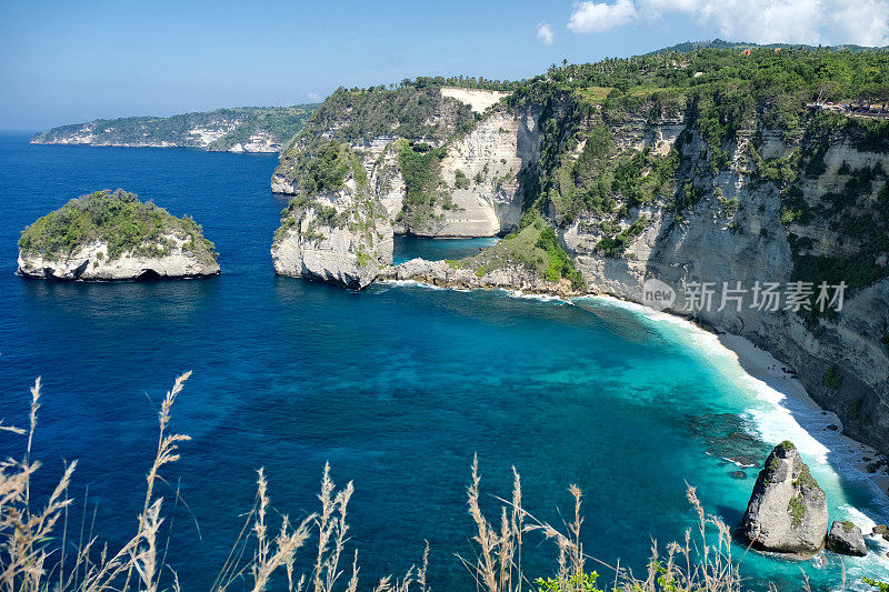 钻石海滩，努沙佩尼达，印度尼西亚巴厘岛