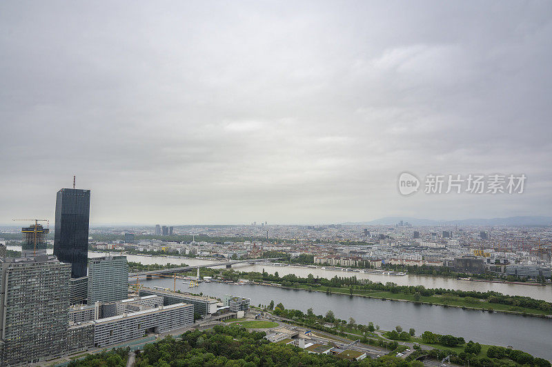 维也纳多瑙河全景