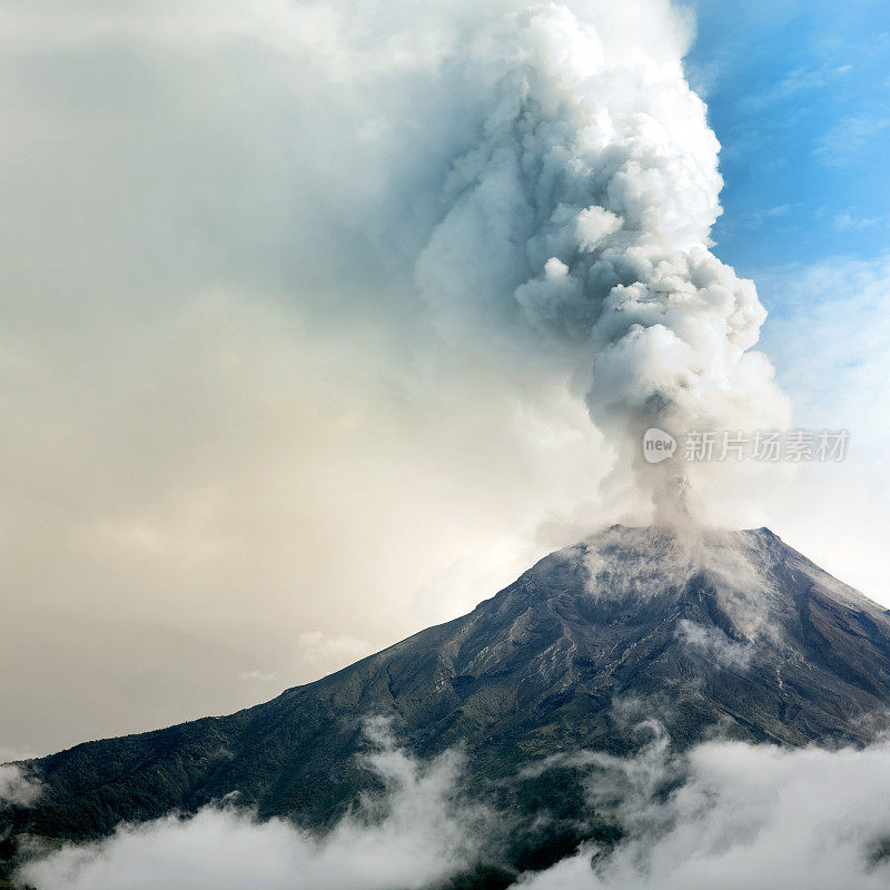 Tungurahua火山喷发