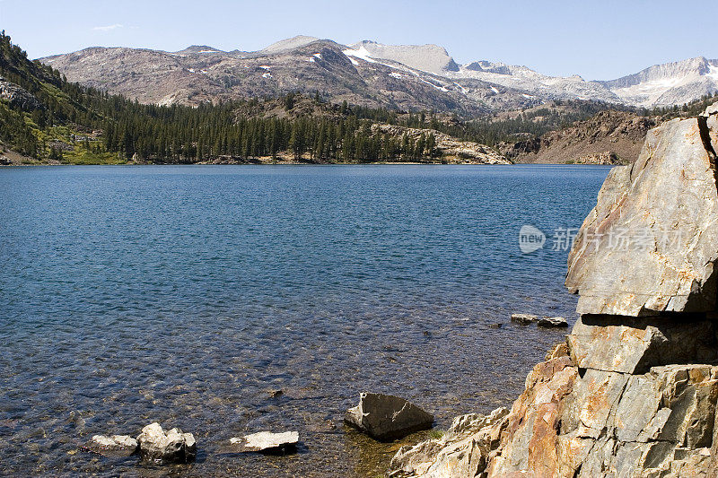 艾勒里湖，蒂奥加山口，约塞米蒂，加利福尼亚州