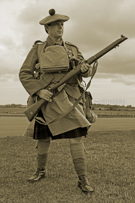 第一次苏格兰步兵。