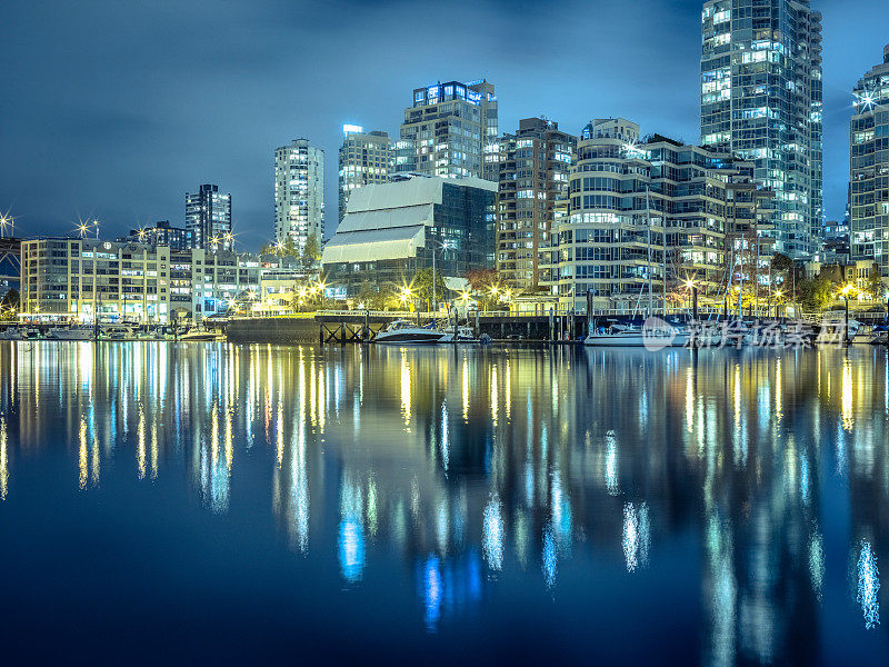 温哥华城市夜景