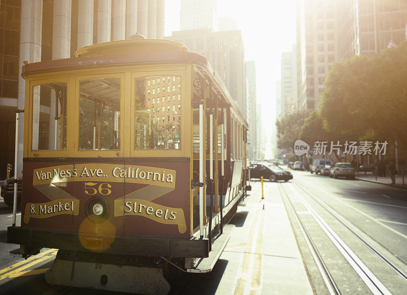 旧金山历史悠久的缆车
