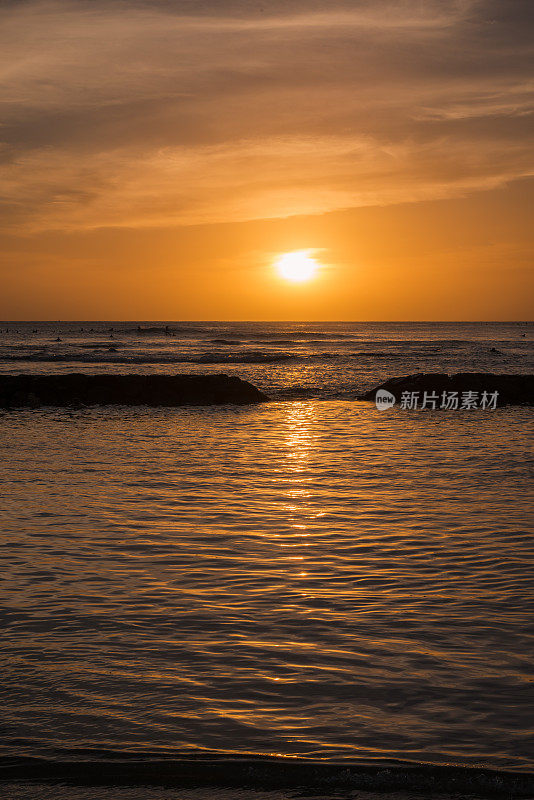 瓦胡岛日落