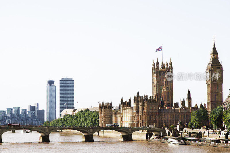 伦敦议会大厦的大本钟