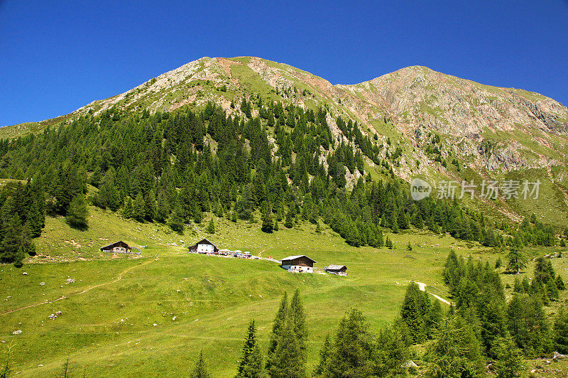 风景在South-Tirol