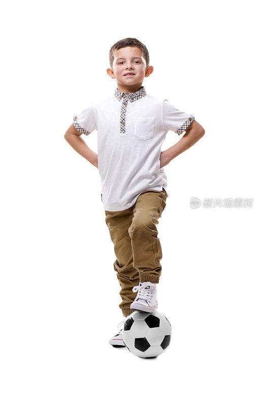足球的孩子