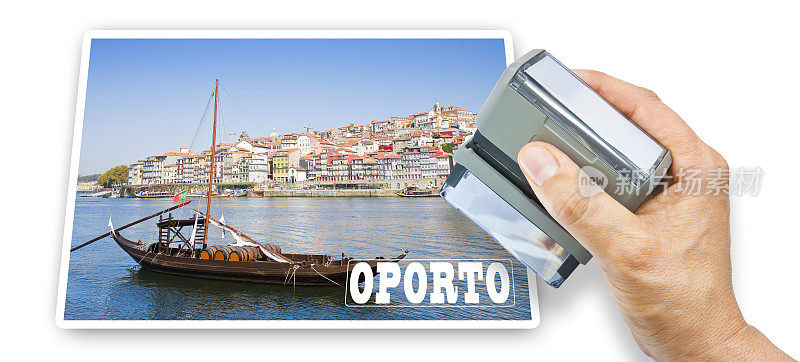 波尔图明信片概念图像(波尔图-葡萄牙-欧洲)
