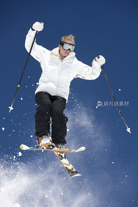空中滑雪