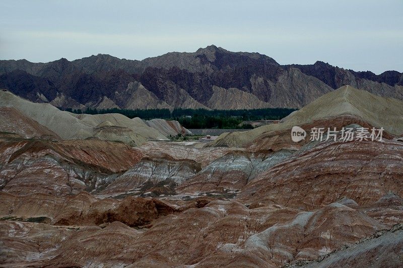 中国甘肃张掖丹霞地貌地质公园