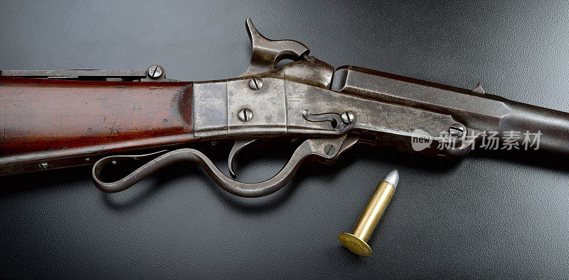 古董内战卡宾枪。
