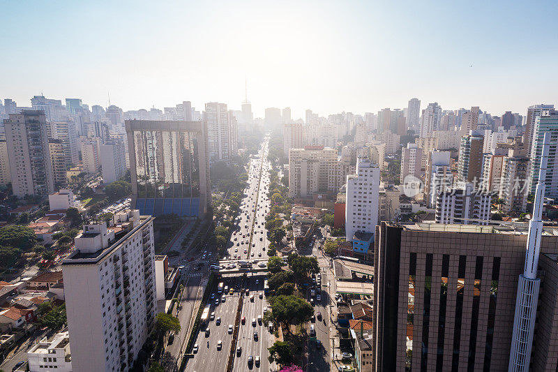 巴西圣保罗大道23号鸟瞰图