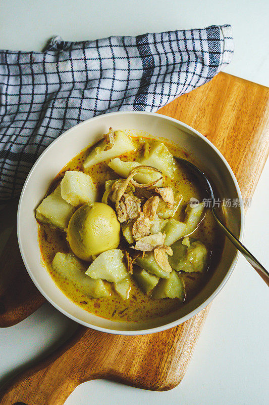 印尼传统食物，龙洞Sayur