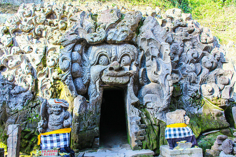 果阿大象寺，乌布，印度尼西亚巴厘岛