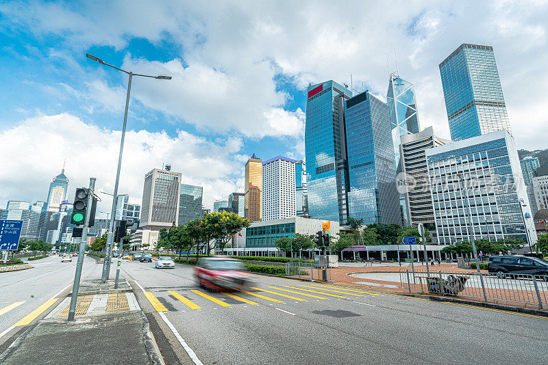 香港，都市街景