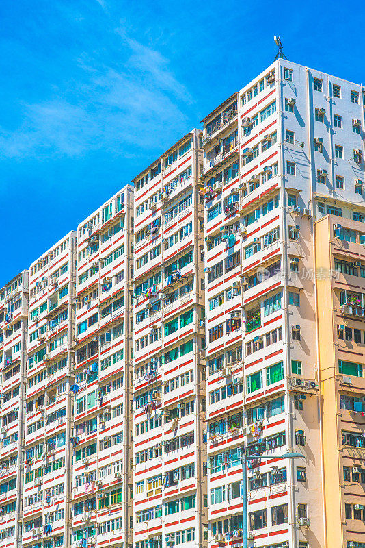 香港九龙的街景